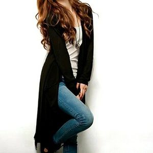 Long Sleeved Light-weight Duster Cardigan